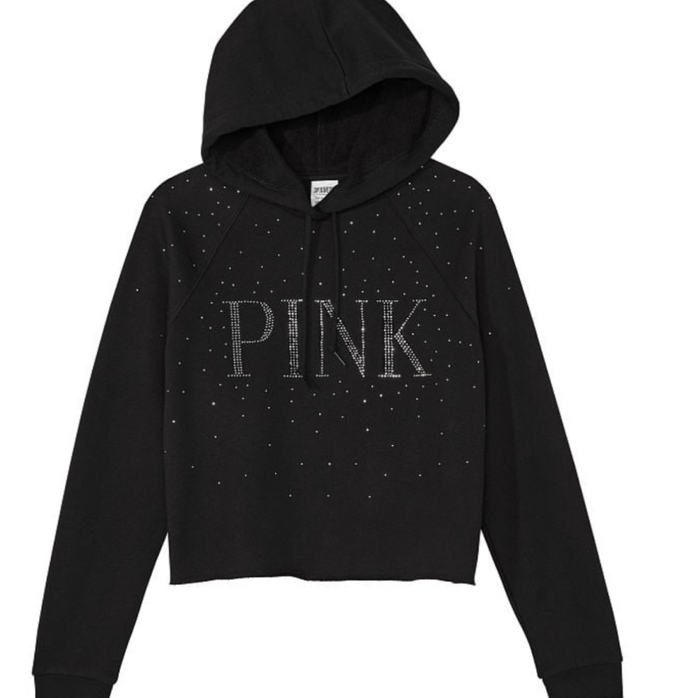 PINK. LARGE Black Shine 
EVERYDAY FLEECE HOODIE